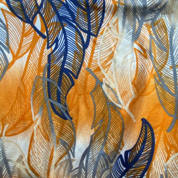 NWOT๐ Haoohu Retro Style Feather Print Dress - Picture 11 of 16